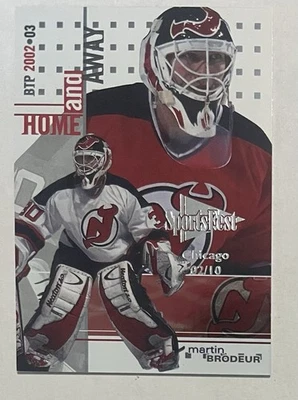 SportsFest 02/10 2002-03 ITG Be A Player Between the Pipes Martin Brodeur #138 - Image 1 of 2