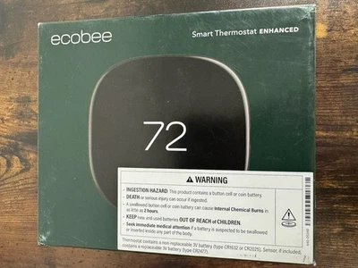 Ecobee EB-STATE6L-01 Smart Thermostat Enhanced Black - Image 1 of 4