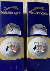 Slazenger Ryder Cup The Belfry X 2 cajas = 6 pelotas de golf distancia bruta 2 nuevas - Imagen 1 de 7