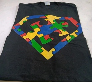 Port & Company Ring Spun Fan Favorite Men's XL Graphic Black T-Shirt  - Picture 1 of 5