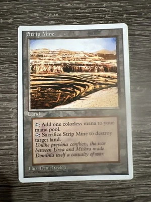 Strip Mine MTG Core Set 4th Edition Regular - Image 1 of 2