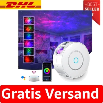 Sternenhimmel Projektor mit Smart App Steuerung für entspannende Nächte Zuhause - Bild 1 von 4