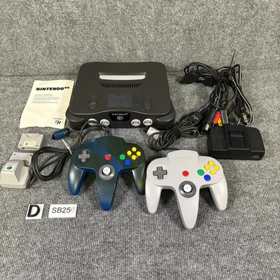 Nintendo N64 Console System Bundle Controllers Cables Tested Works No Jumper Pak - Image 1 of 4