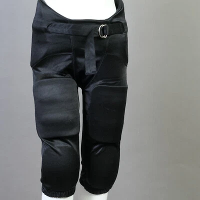 Boy's Champro Integrated 7-Pad Football Pants ~ Black ~ Youth XSmall - Image 1 of 4