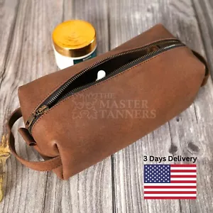 Men Travel Toiletry Bag Kit Gift for Men Shaving Organizer Case Gym Shower Bag - Picture 1 of 6