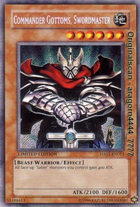 YU-GI-OH, COMMANDER GOTTOMS, SWORDMASTER, SCR, HA01-EN013, LIM - Imagen 1 de 1