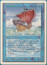 Pirate Ship Unlimited HEAVILY PLD Blue Rare MAGIC MTG CARD (ID# 248219) ABUGames