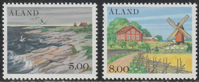 Aland Island 1984-90 SC# 18 - Outer Aland Archipelago # 19 - Farm - M-NH # 77 - Image 1 of 2