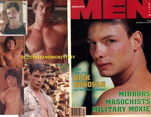 ADVOCATE MEN 4-85 PLAYGIRL MEN APRIL 1985 HUGE RICK DONOVAN! REX! COREY LYNDE - Foto 1 di 1