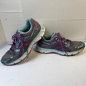 ASICS GEL-Excite 3 Women's Grey Mint Green Purple Running Shoes Size 11