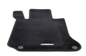 Mercedes-Benz W204 C-Class Sedan Genuine Black Carpet Floor Mat Set NEW 2008-14 - Picture 1 of 1