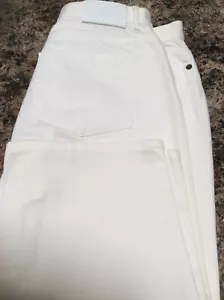 Ralph Lauren/Ralph Lauren Jeans, White Denim, Size 8 - Picture 1 of 7
