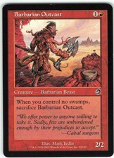 Barbarian Outcast (x4) - Torment - MTG