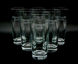 6 bicchieri acqua Odenwald sorgente gastronomia bar long drink cocktail tumbler rastal - Foto 1 di 3