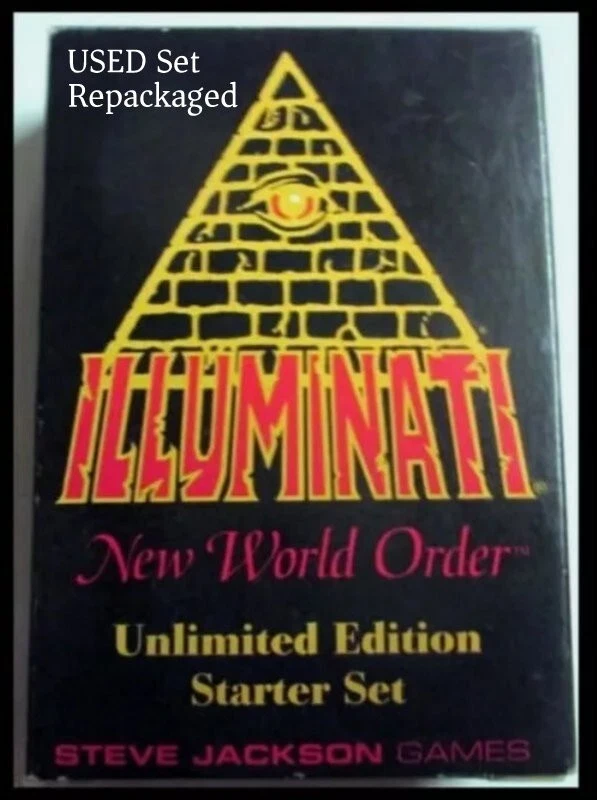 Illuminati 1995 INWO Nuevo Orden Mundial Ilimitado Starter Deck Pack Juego de Cartas USADO Foto 1 de 1