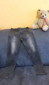 Lego Wear GIRL Jeans in 140 10 Jahre dunkelgrau glitzer tolle Waschung wie neu - Bild 1 von 20