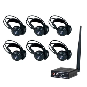 VOCOPRO SILENT-PARTY 106 Multiple Headphone Wireless Monitor System - Picture 1 of 7