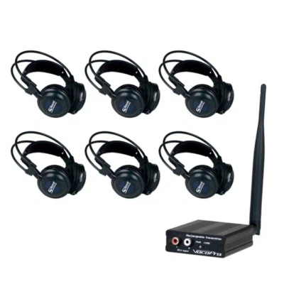 VOCOPRO SILENT-PARTY 106 Multiple Headphone Wireless Monitor System - Image 1 of 4
