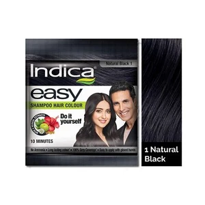 Indica Easy Shampoo Hair Color (Burgandy, 25 ml)-Pack of 5 - Picture 1 of 6