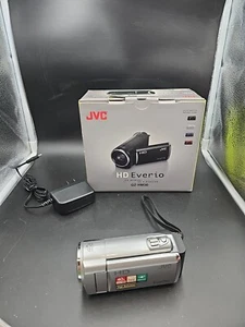 JVC Everio HD Camcorder GZ-HM30 40x Zoom W/ Battery + Charger - New Open Box - Picture 1 of 4