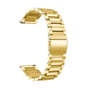 StrapsCo Stainless Steel Bracelet Watch Band Strap w/ Quick Release Spring Bar - Picture 1 of 10