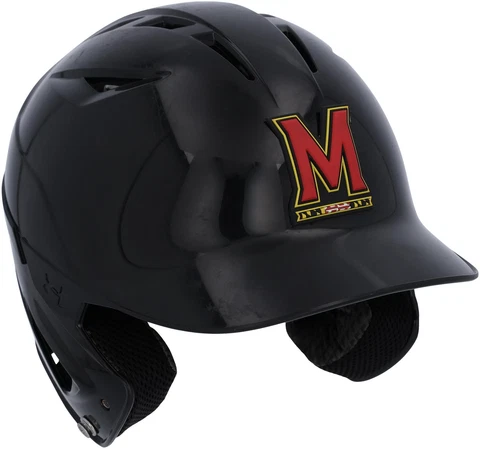Maryland Terrapins Team-Issued Black Batting Helmet from the Item#12877229 Cover
