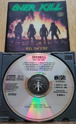 OVERKILL - FEEL THE FIRE   NOISE INTL.  N 0035-3 - Bild 1 von 2