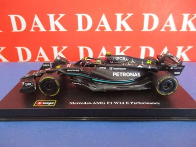 Die cast 1/43 Modellino Auto F1 Mercedes AMG W14 E 2023 L. Hamilton by Burago - Immagine 1 di 4
