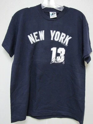 MLB NY Yankees Alex Rodriguez Dynasty 2004 Blue Youth T-Shirt Select Size Below - Image 1 of 2