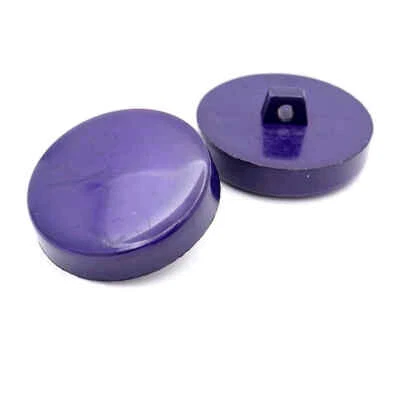 PURPLE FLAT COAT SHANK BUTTONS Size 25.5mm - Image 1 of 2
