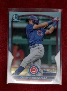 CRISTIAN HERNANDEZ 2023 BOWMAN NATIONAL CONVENTION REDEMPTION CHICAGO CUBS - Picture 1 of 1
