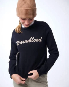 The Warmblood Sweater - Black/Tan - Ladies - Picture 1 of 4