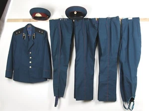 Uniforme militar soviético Chaqueta Pantalones (4 piezas) Gorra Artillería Tropas - Imagen 1 de 8
