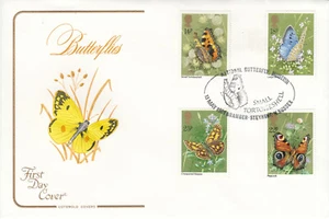 (99904) Cotswold FDC Butterflies Tortoiseshell Bramber Steyning 1981 - Picture 1 of 1