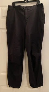 Mountain Hard Wear Hiking Outdoors Pants Women’s Sz 14 Black Nylon Elastic - Picture 1 of 12