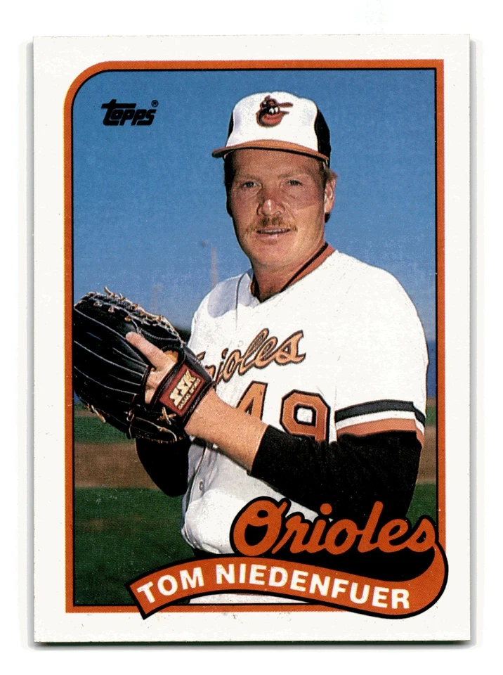 Tom Niedenfuer 1989 Topps #651 Baltimore Orioles NM-MINT - Image 1 of 2