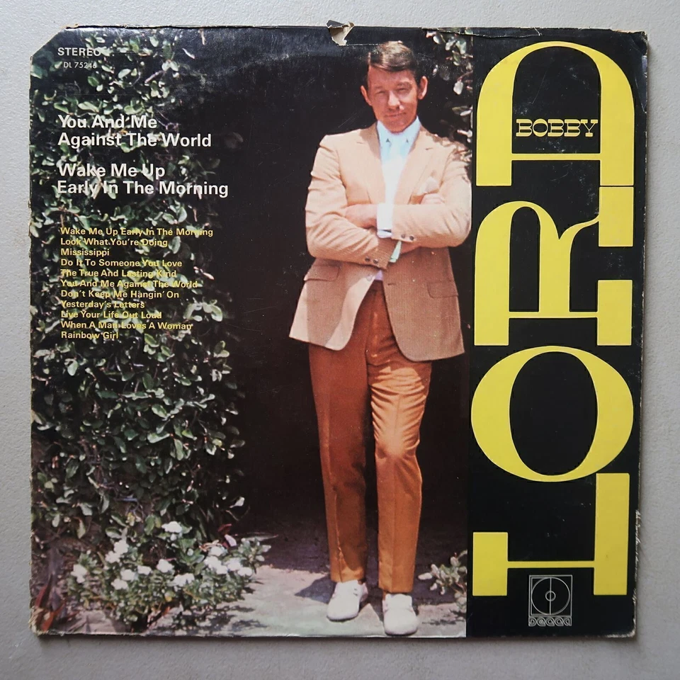 Bobby Lord You and Me Against the World/Wake Me Up Early Vinyl LP Decca VG 70 Foto 1 de 4