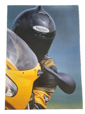 Triumph Motorcycled Original Fold out Brochure  2000 - Image 1 of 3