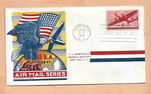 STAEHLE C25 U.S AIR MAIL FDC JUN 25,1941 WASH DC+ - Picture 1 of 1