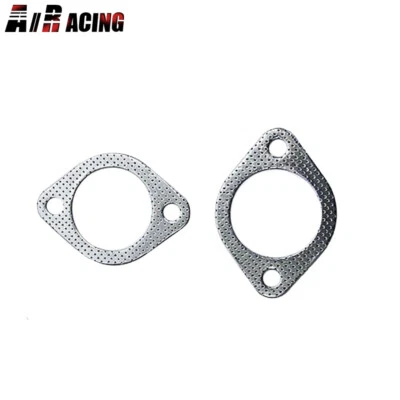New Brand 2x 2.5" ID 2-Bolt Gasket Catback Pipe For Acura Integra BMW Audi - Image 1 of 3