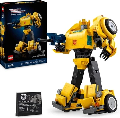 LEGO Icons 10338 Transformers Bumblebee NOUVEAU NEW - Photo 1/4