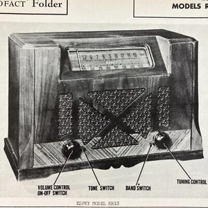 1947 Espey Radio Model RR13 L Wire Schematic Service Manual Vintage Original - Picture 1 of 2
