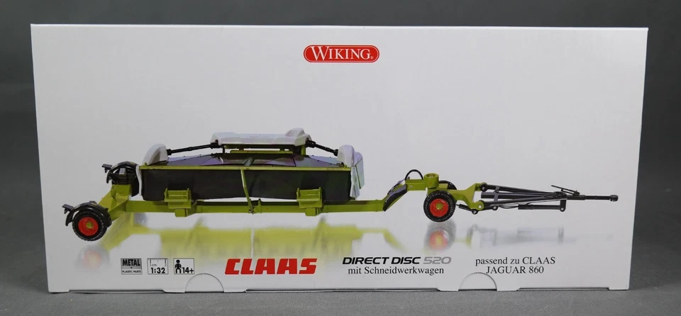 1/32 WIKING Claas Direct Disc 520 mit Schneidwerkwagen 0778 25