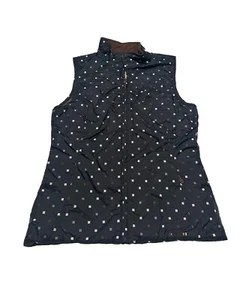 Burton Women’s Dryride Black Snowboarding Geometric Light Puffer Vest Medium - Picture 1 of 4