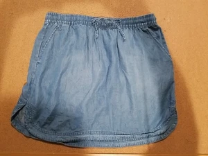 Minigonna Merona Denim con coulisse elastico in vita taglia media leggera  - Foto 1 di 7