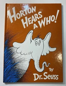 Horton Hears a Who Dr. Seuss Large Hardcover Book 1982 Random House - Picture 1 of 3