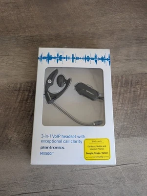 Plantronics MX500i Flex Grip Headset 3 In 1 (In Box New) - Image 1 of 4