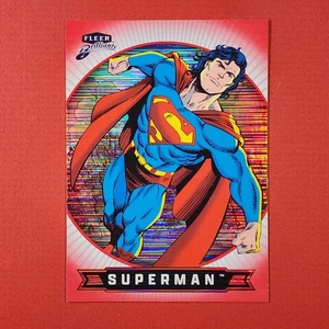 5-08-22 PWE . 2025 superman fleer brilliants #70 superman red heat vision /1938 - Picture 1 of 2