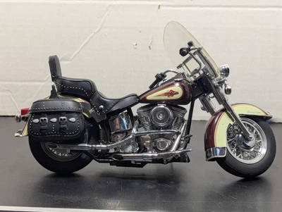 1:10 Scale Franklin Mint Die-Cast Harley-Davidson Heritage Softail Motorcycle - Image 1 of 4