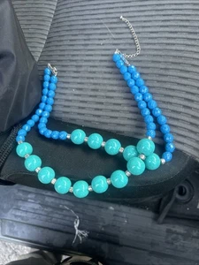 Blue And Torques Necklace - Picture 1 of 1